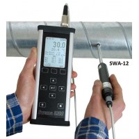 misura umidità con swema 3000 e sonda igrometrica SWA-12